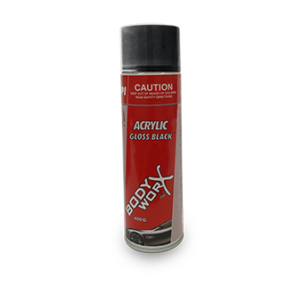 GPI GLOSS BLACK ACRYLIC AERO 400G - BWAGBA 
